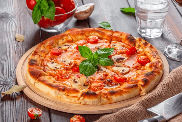 Pizza in Italian Food