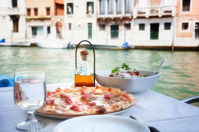 Pasta And Pizza In Italy