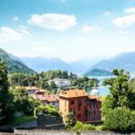 Scenic train journey with breathtaking landscapes when traveling to Switzerland from Italy