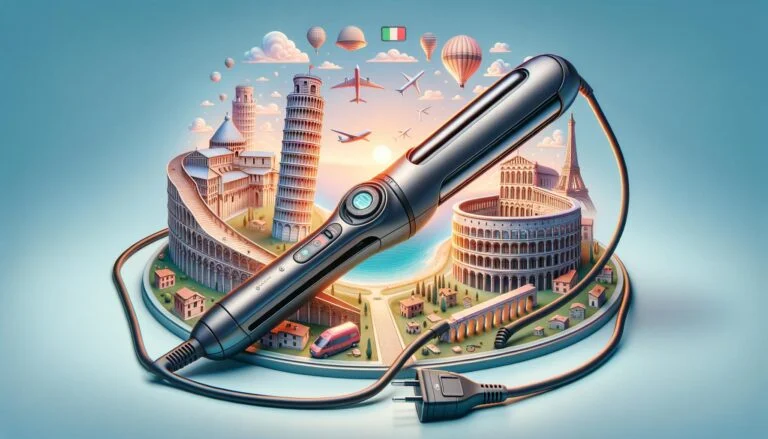 Compact and dual voltage Best Travel Curling Iron for Italy