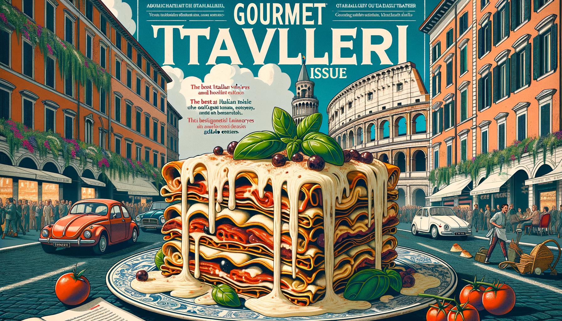 Explore Italy's culinary delights in Gourmet Traveller's The Italian Issue magazine cover