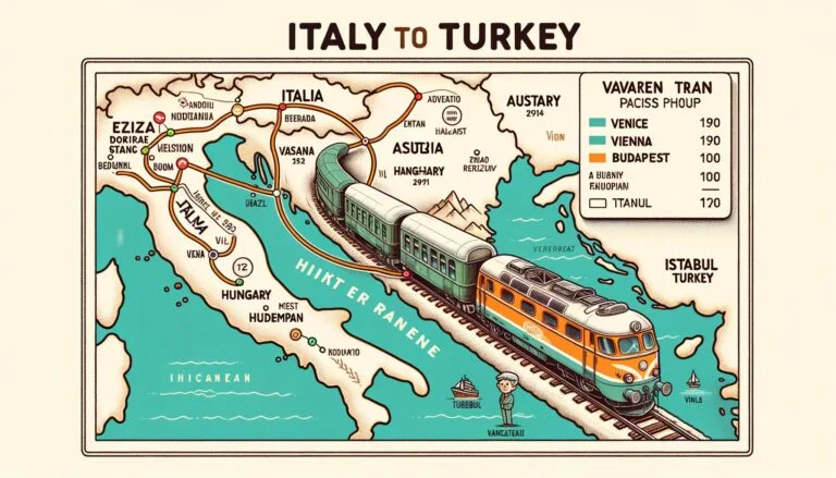 Step-by-step guide on how to travel by train from Italy to Turkey