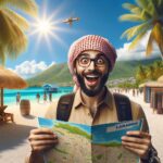 Italian citizen exploring Labadee, Haiti's vibrant beaches and culture