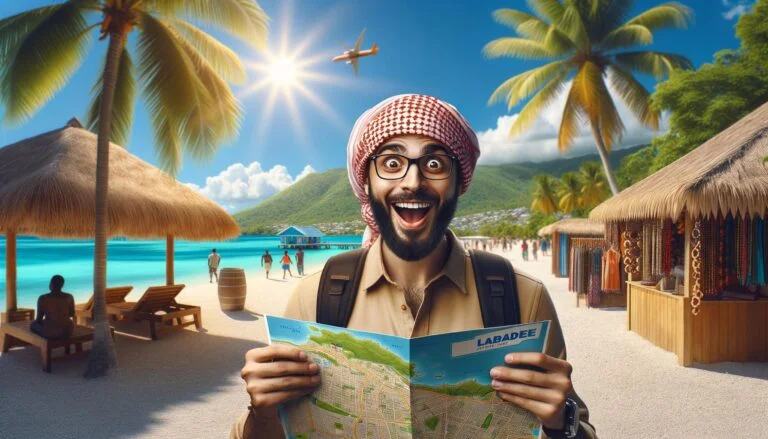 Italian citizen exploring Labadee, Haiti's vibrant beaches and culture