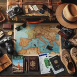 Things You Need for Traveling to Italy Essential items for traveling to Italy: luggage, adapter, guidebook, sunscreen, camera, comfortable shoes