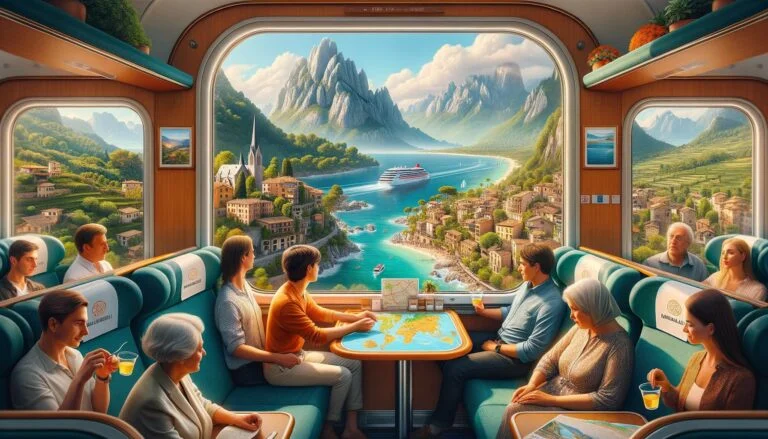 Scenic train journey from Spain to Italy, a perfect way to travel between two beautiful countries
