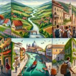 Travel Germany to Italy Discover scenic journey from Germany to Italy through picturesque landscapes and historic cities