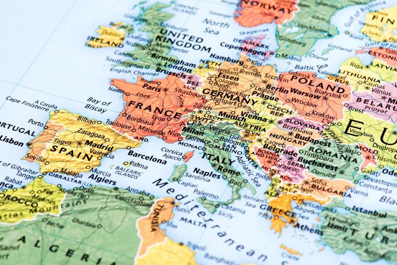 Three European countries- Spain, France, Italy- known for rich history, beautiful landscapes, and delicious cuisine