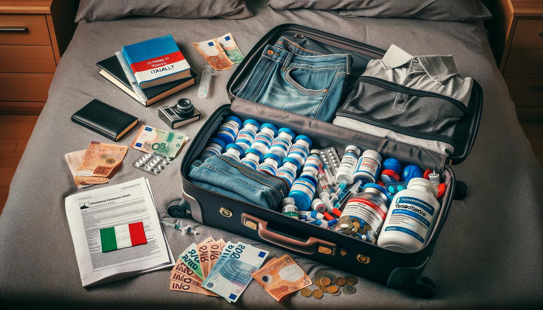 Testosterone-friendly travel tips for Italy: managing meds and injections while abroad