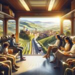 Travelling Italy by Train Experiencing the scenic beauty of Italy while traveling by train