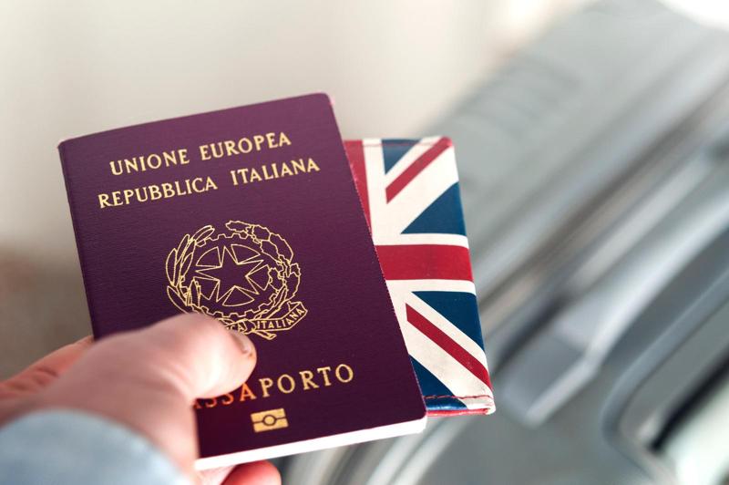 UK passport packed for travel to Italy - essentials for your international trip!