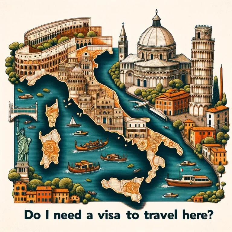 do i need a vise to travel in italy