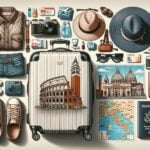 Essential Travel Items for Italy ESSENTIAL TRAVEL ITEMS FOR ITALY: Passport, comfortable shoes, guidebook, portable charger, language phrasebook