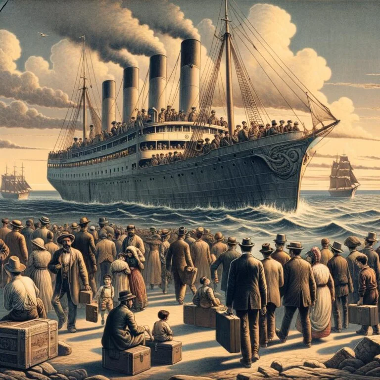 how did immigrants travel to america from italy