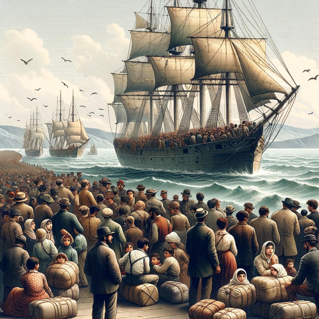 How Did Italian Immigrants Travel From Italy to Us 1 Italian immigrants traveling from Italy to US by steamship in the late 19th century