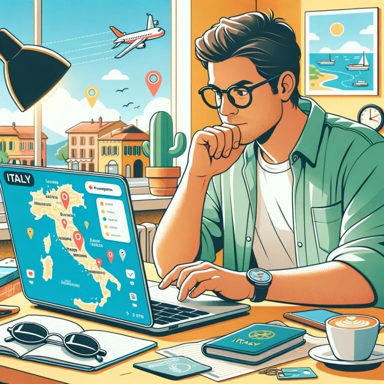 Step-by-step guide on how to travel to Italy using Airbnb accommodations