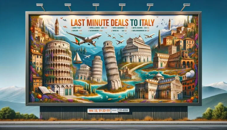 Discover the best last minute travel packages to Italy and experience the beauty of this amazing country