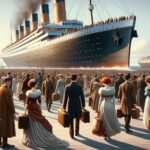 People From Italy Traveled on the Titanic Photograph of people from Italy on the Titanic during their travels