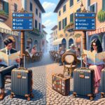 Essential accessories for traveling to Italy: luggage straps or locks