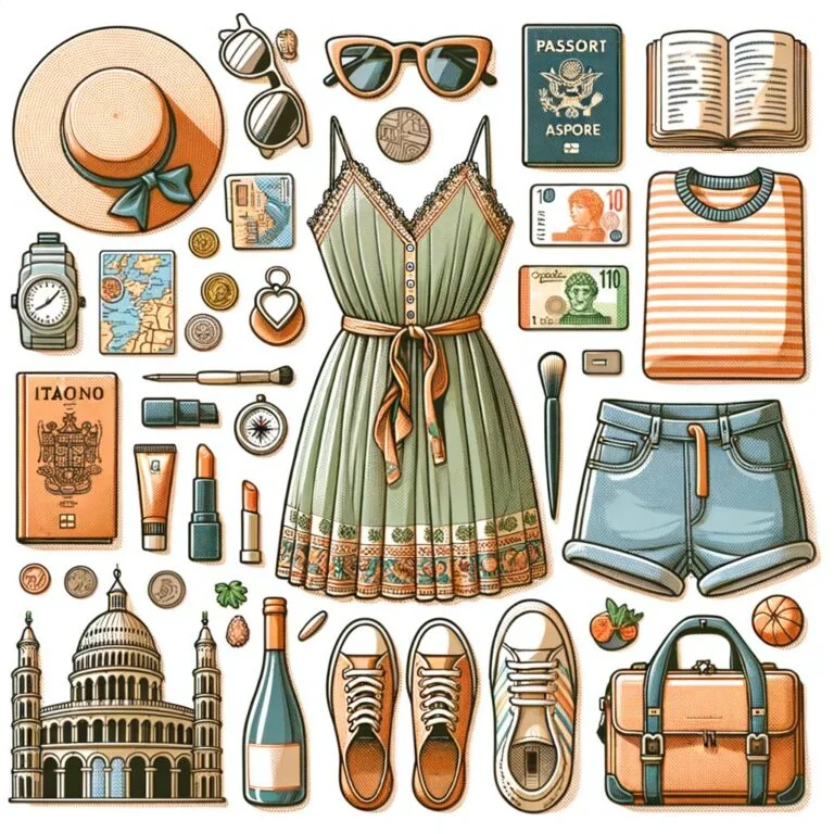 What to pack when you travel to Italy: Italian phrasebook, comfortable shoes, and stylish clothing
