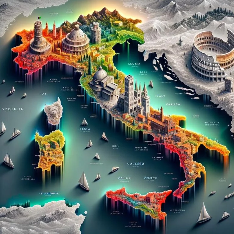 Location of travel ban in Italy