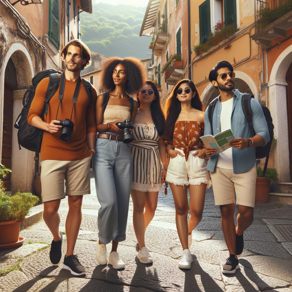 WHO TRAVELS TO ITALY: Explorers, tourists, and globetrotters seek Italian culture, cuisine, and charming landscapes