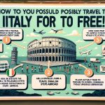 How to Travel to Italy for Free insider tips and budget-friendly hacks