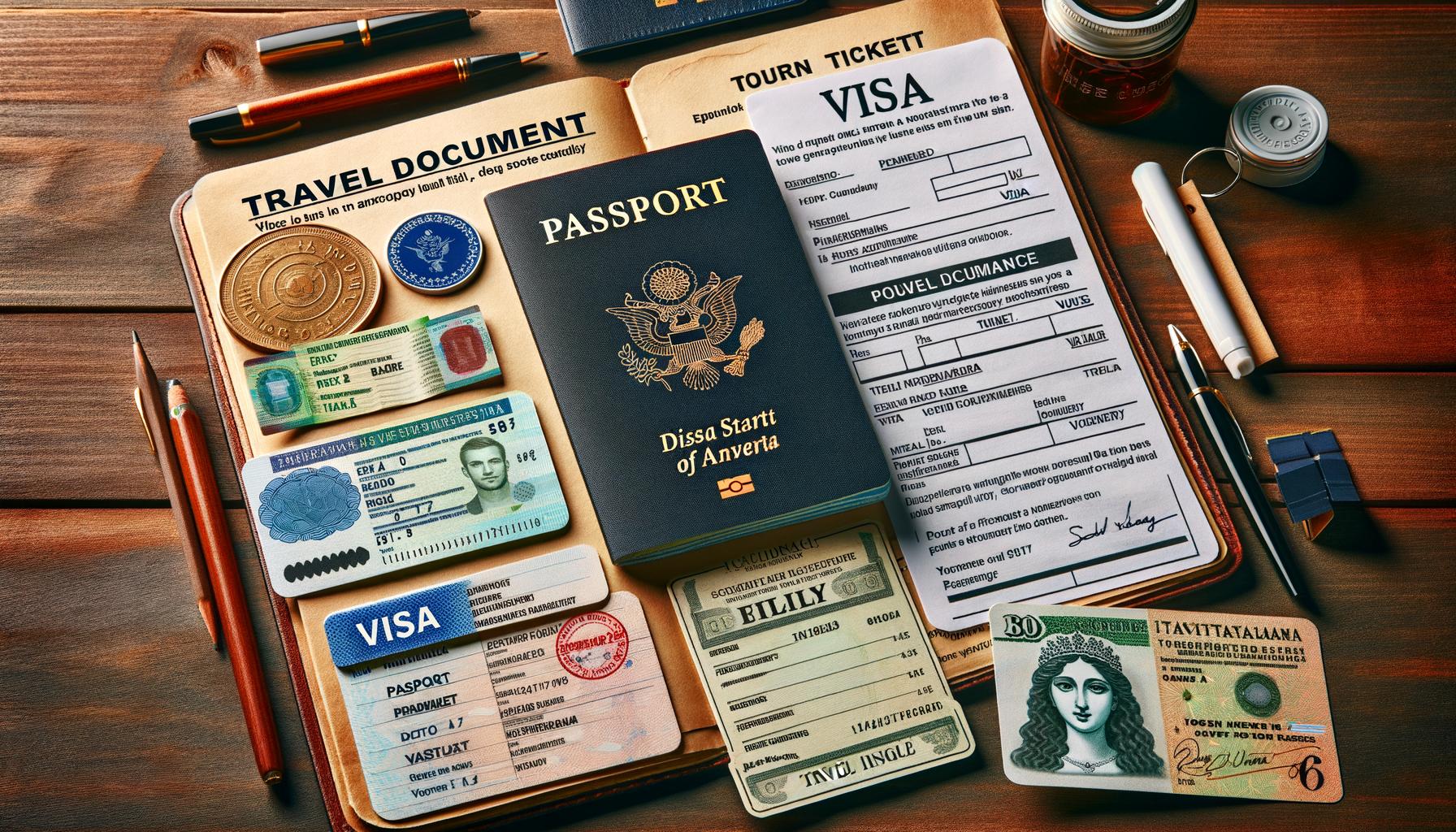 Image showing checklist titled What Travel Documents are Needed for Italy