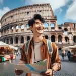 Solo Traveler Where Visit Italy Solo traveler exploring Italy's enchanting landscapes and historical landmarks