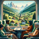 Train Travel Munich to Bolzano Italy Scenic train journey from Munich to Bolzano, Italy showcasing breathtaking landscapes along the way