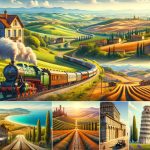 Traveling France to Italy Traveling from France to Italy, experiencing the diverse cultures along the way