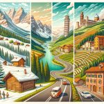 Traveling to Italy From Austria Embarking on a journey from Austria to Italy, exploring scenic routes and vibrant cultures